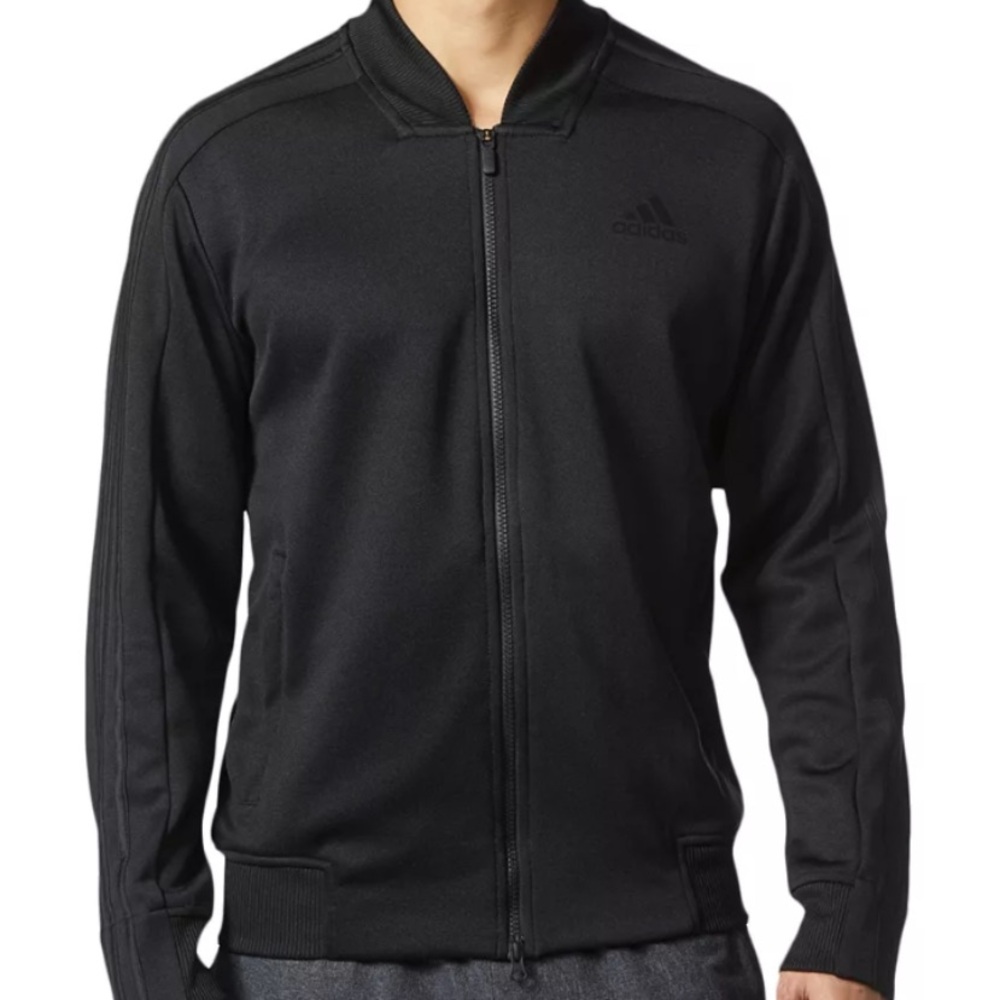 ADIDAS Sport ID Track Bomber Jacket, Black Classic Y2K Staple, Size S Small
